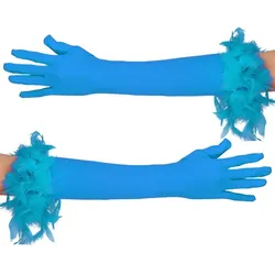 Handschuhe "Glamour", türkis