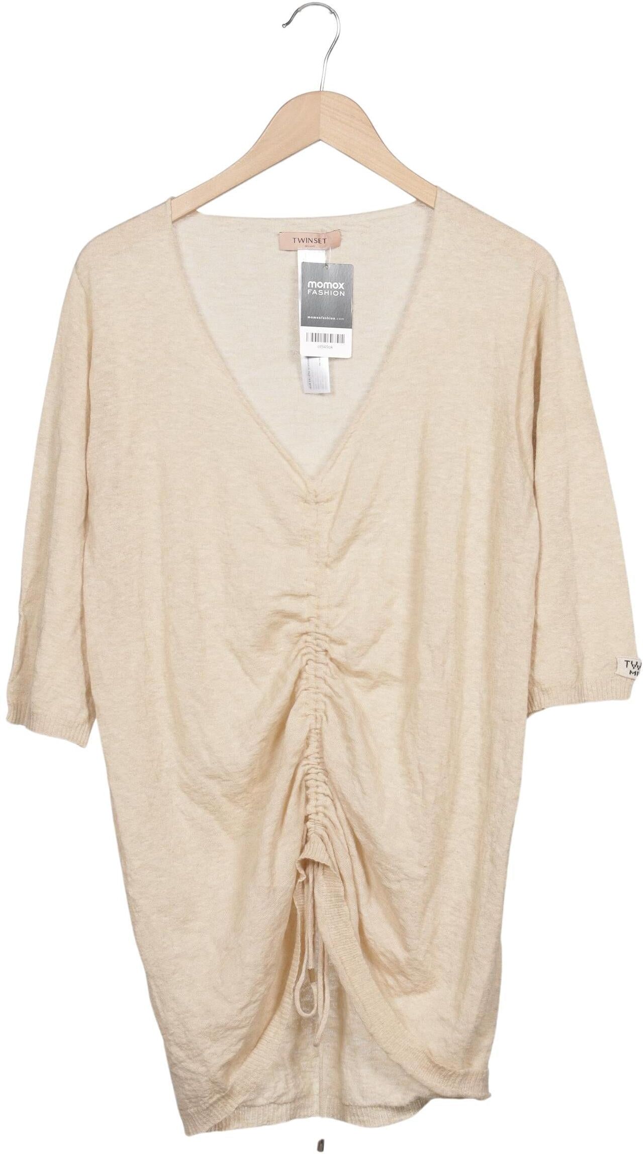 Twinset Damen Pullover, Beige, Gr. L, Synthetik / Wolle / Alpaka - Second Hand