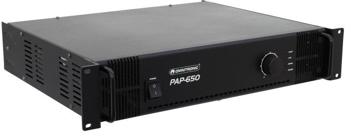 Omnitronic 80709820 amplificatore audio Resa/fase Nero