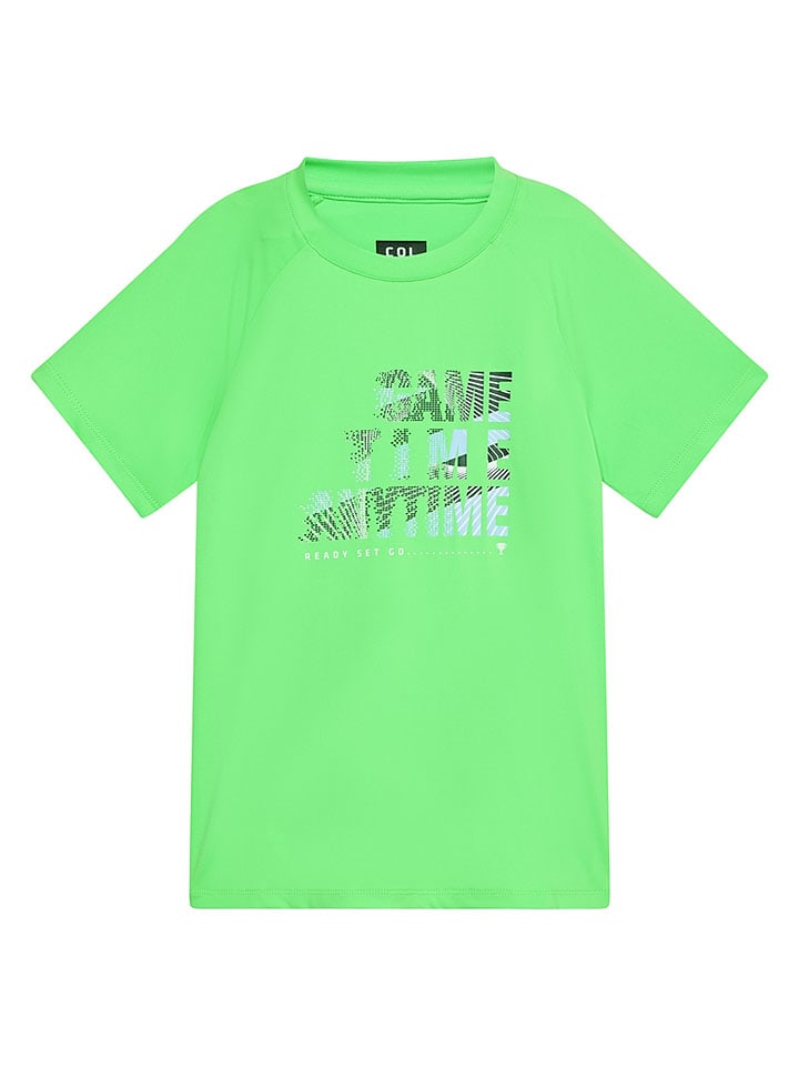 Color Kids Shirt in Hellgrün - 110