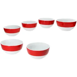 MamboCat 6er Set Variant Rot Schale Müsli Ø 14,3 cm