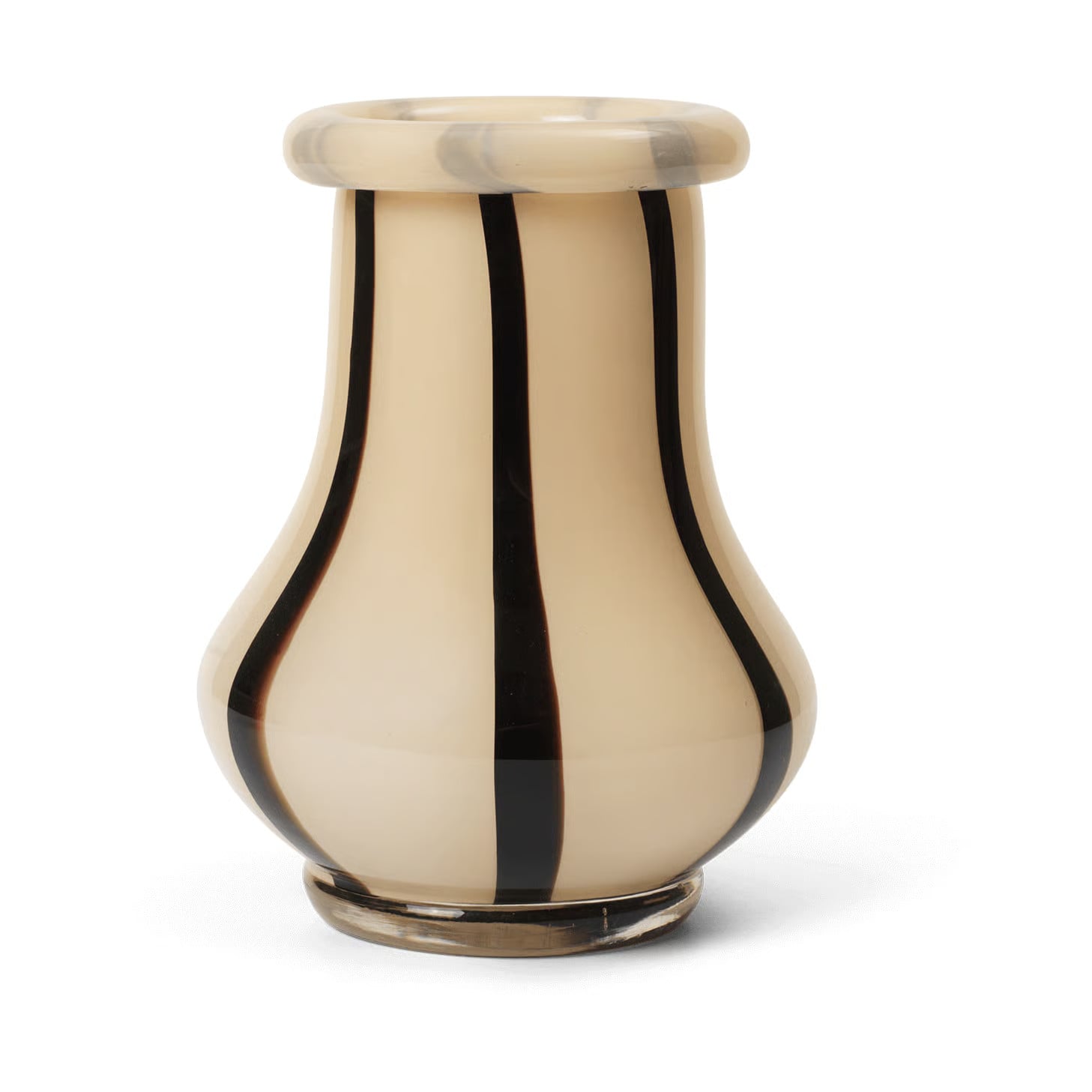 Ferm Living Riban vaas Cream 19 cm