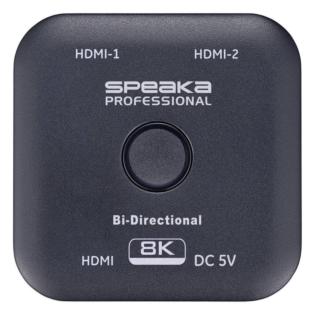 SpeaKa Professional SP-11990132 2+1 Port HDMI-Switch bidirektional verwendbar 76 (SP-11990132)