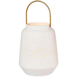 Räder, Laterne, Porzellanlaterne H 14 cm