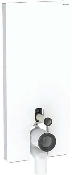 Geberit Monolith Stand-WC-Modul 131233SI5 Bauhöhe 114 cm, Glas weiß