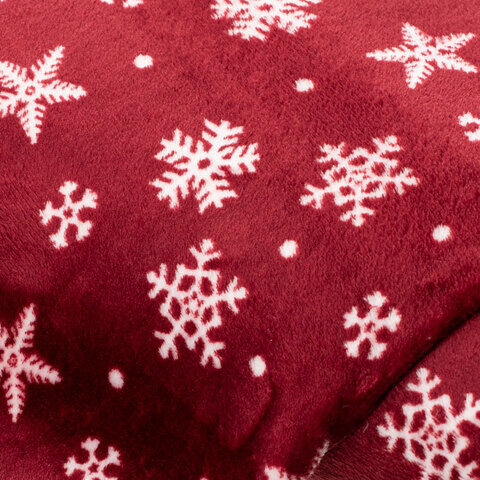 Wellness-Fleece "Kristalle", weinrot