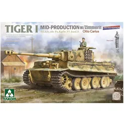 Takom Tiger I Mid-Production w/Zimmerit Sd.Kfz.181 Pz.Kpfw.VI Ausf.E Sd.Kfz.181 Pz.Kpfw.VI Ausf.E Otto Car