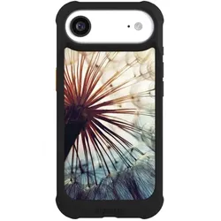 Nivocase Hülle für Apple iPhone Air Stossfeste Handyhülle NIVOmax Case Schwarz Blumen Fotografie Pusteblume (Apple iPhone Air), Smartphone Hülle, Schwarz