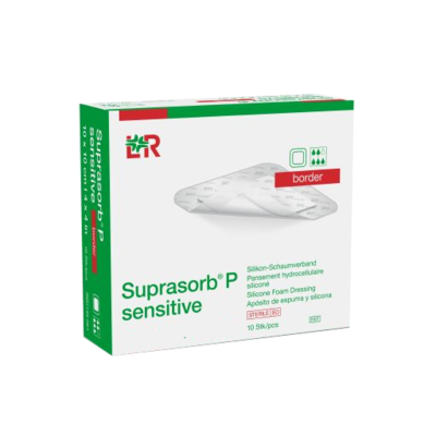 Lohmann & Rauscher GmbH & Co.KG SUPRASORB P sensitive PU-Schaumv.border 5x5cm 10 St 15814642