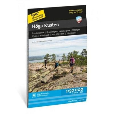 Hoga kusten 1:50000, Karte von Calazo Maps, Calazo Forlag