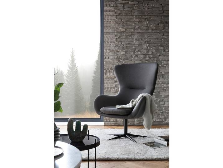 SESSEL Dunkelgrau B: 78 cm