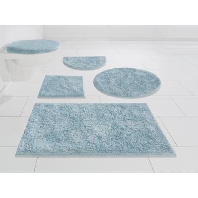 Badematte OTTO HOME "Jos, Badvorleger, Badezimmer Teppich" Gr. 1, blau, H:22mm, Polyester, Badematten, Badematte, Badematten in Pastell-Farben, Badteppich als 3 teiliges Set erhältlich