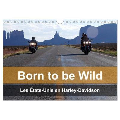 Born to be wild – Les États-Unis en Harley-Davidson (Calendrier mural 2027 DIN A4 vertical), CALVENDO calendrier mensuel