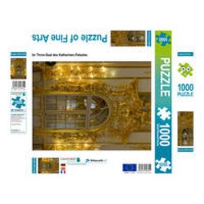 CALVENDO Puzzle Im Thron-Saal des Katharinen.Palastes | 1000 Teile Lege-Größe 64x48cm Foto-Puzzle für glückliche Stunden