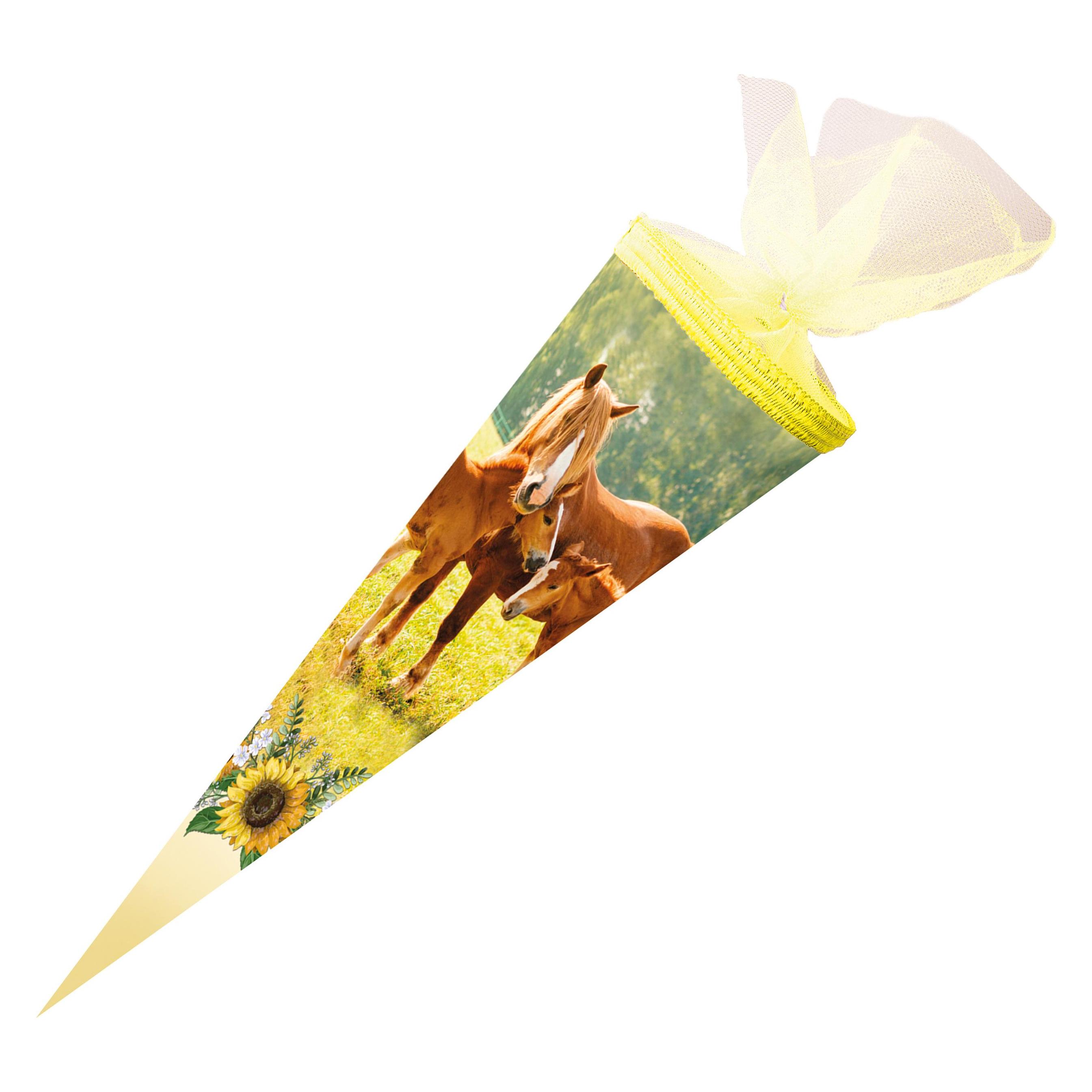 Iden Schultüte Fohlenweide 50cm rund (50 cm) (43432291)