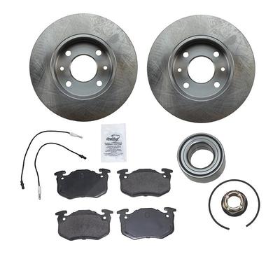 Bestprice Bremsscheiben+Beläge+Radlager System Bendix VOLL [Hersteller-Nr. 10600269] für Renault