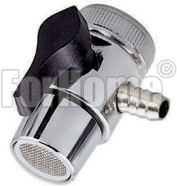 Deviatore Singolo Codolo Portagomma 1/4" (Or)