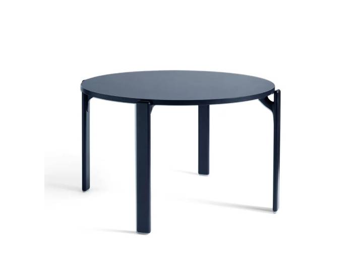 HAY Rey Esstisch Ø128 cm deep blue