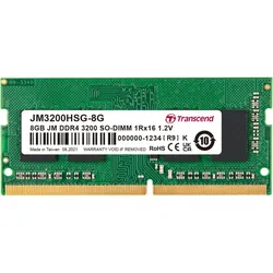 Transcend Laptop Arbeitsspeicher Modul 8 DDR4 3200MHz Speichermodul (1 x 8GB, 3200 MHz, DDR4-RAM, SO-DIMM), RAM