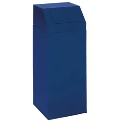 Zwingo Abfallbehälter Push 47 l, Abfalleimer, Blau