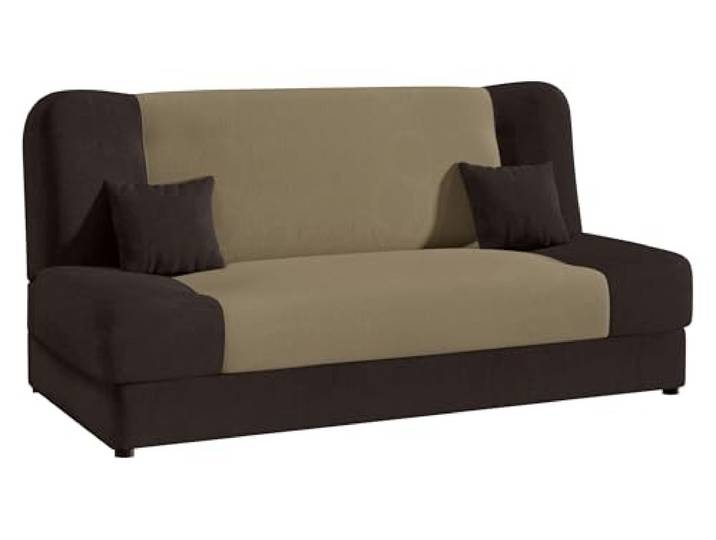Mirjan24 Schlafsofa Jonas Style, Sofa mit Bettkasten und Schlaffunktion, Bettsofa, Schlafcouch, Microfaser, Couch vom Hersteller, Wohnlandschaft (Alova 68 + Alova 07)