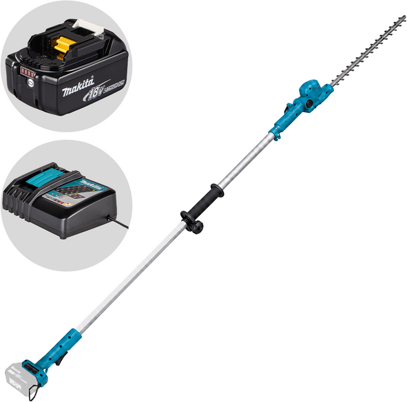 Makita DUN461WZX1 - Tagliasiepi su asta di prolunga a batteria 18V - 6Ah