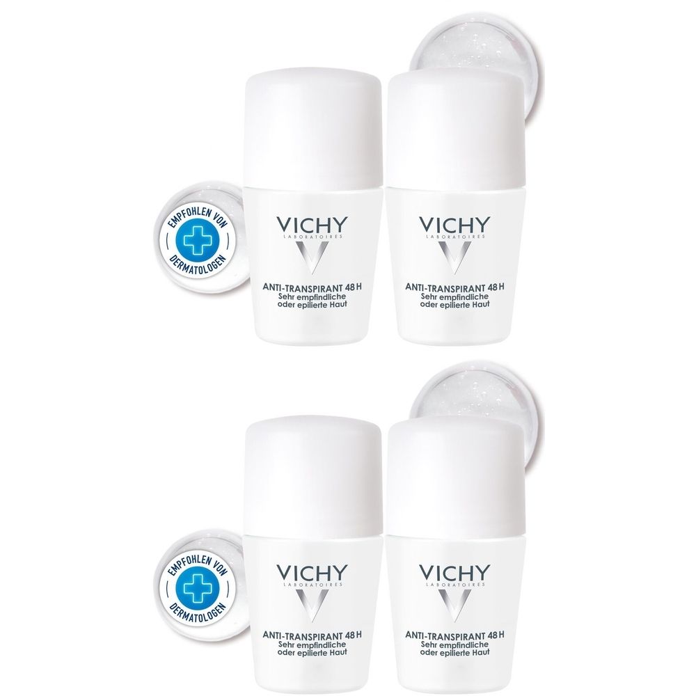 Deodorant Sensitiv Anti-Transpirant 48h Roll-on x2 2x2x50 ml Roller