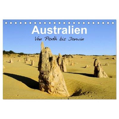 Australien - Von Perth bis Darwin (Tischkalender 2026 DIN A5 quer), CALVENDO Monatskalender