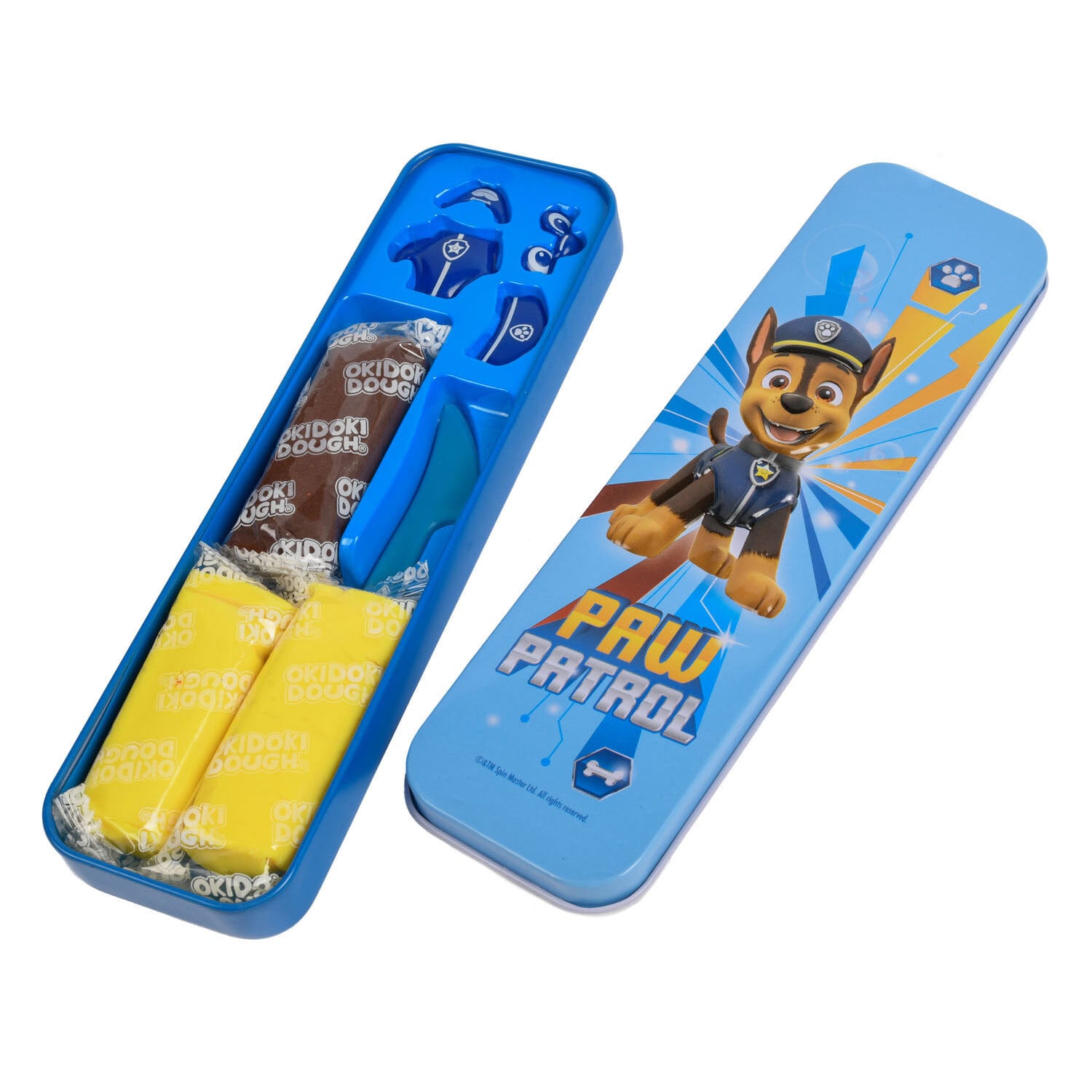 Canenco Klei 3D Blikdoos met Accessoires Paw Patrol Okidoki