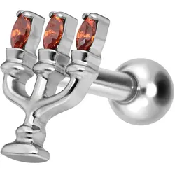 Titan Ohrpiercing mit Innengewinde KERZENLEUCHTER
