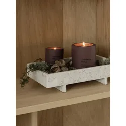 Abento Marmor Tablett cloud H 7,5 30 x 18cm