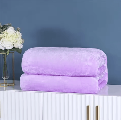 Inspire Curations Solid Color Coral Fleece Office Nap Blanket 5 150x200cm