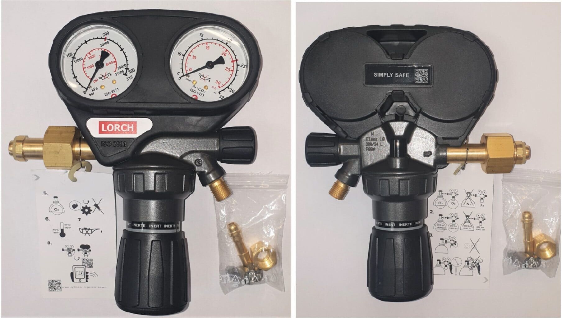 Lorch Druckminderer Basic Ar/CO2 200 bar 32/24 (570.9264.0)
