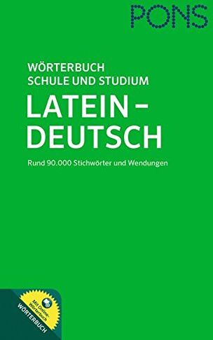 PONS Wörterbuch für Schule und Studium Latein-Deutsch: Mit 90.000 Stichwörtern und Wendungen. Mit Online-Wörterbuch - Preis vom 13.10.2026 19:28:25 h