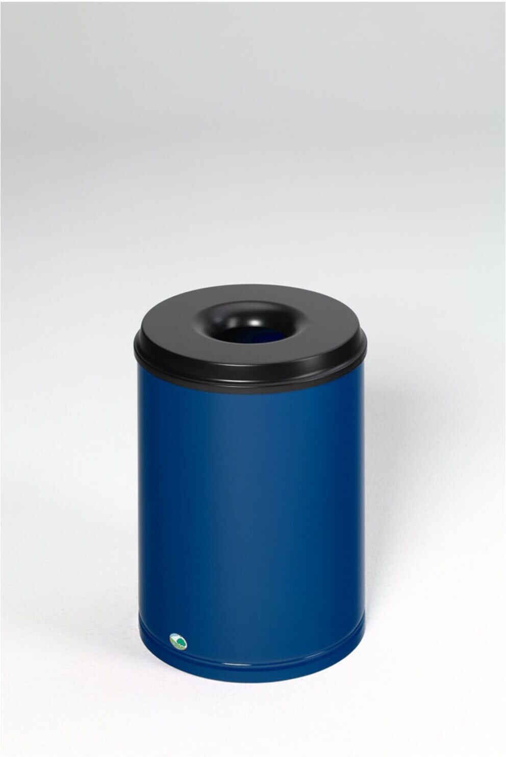 VAR Papierkorb feuersicher Löschkopf enzianblau 50 l (3161)