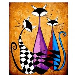 Koh-i-Noor Malen nach Zahlen 40x50cm Drei Katzen (65455334)
