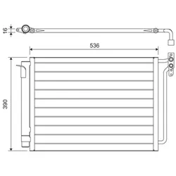 Kondensator Klimaanlage VALEO 817575 für BMW X5