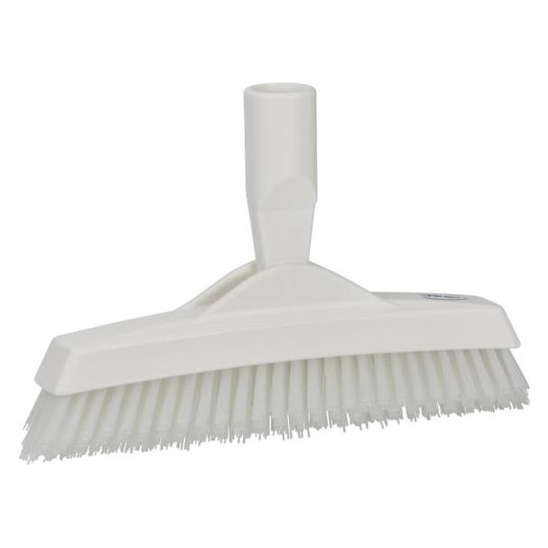 Vikan Crevice Scrub, 225mm, Extra Stiff, White (70405)