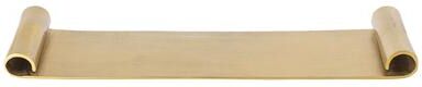 BIDKhome "Vintage Brass Look Scroll Tray L 28"" & W 4.7"""