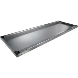 Metabo, Kellerregal, Fachboden B1700xT400mm Tragfähigkeit 200 kg Stahl silber verzinkt für Grossfachregal