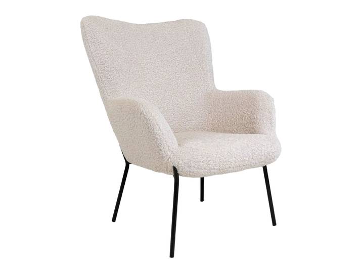 Sessel Glasgow, Edy&liv, weiss, Textil