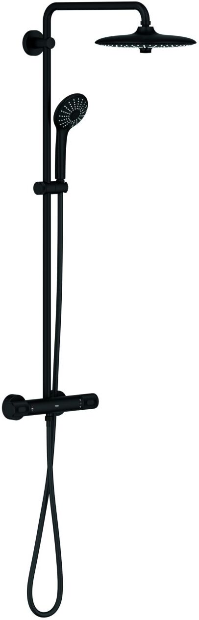 Grohe Duschsystem Euphoria 260 27615_2 Wandm. THM CoolTouch phantom black, 27615KF2 27615KF2
