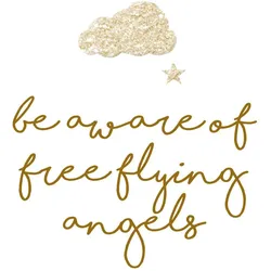 Servietten Free Angels (LB 33x33 cm) - LB 33x33 cm