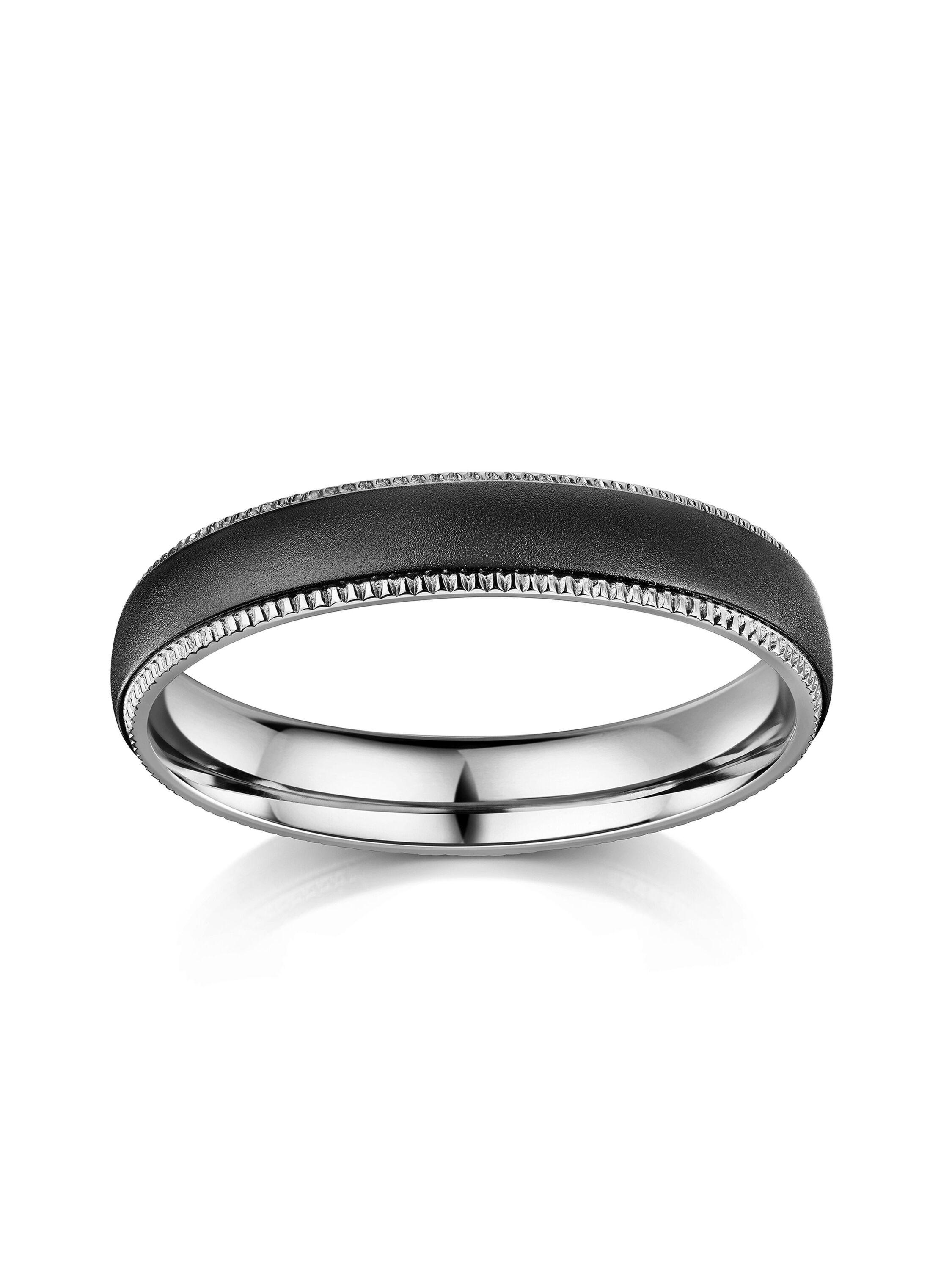 Zeeme Stainless Steel Ring Edelstahl matt/glanz