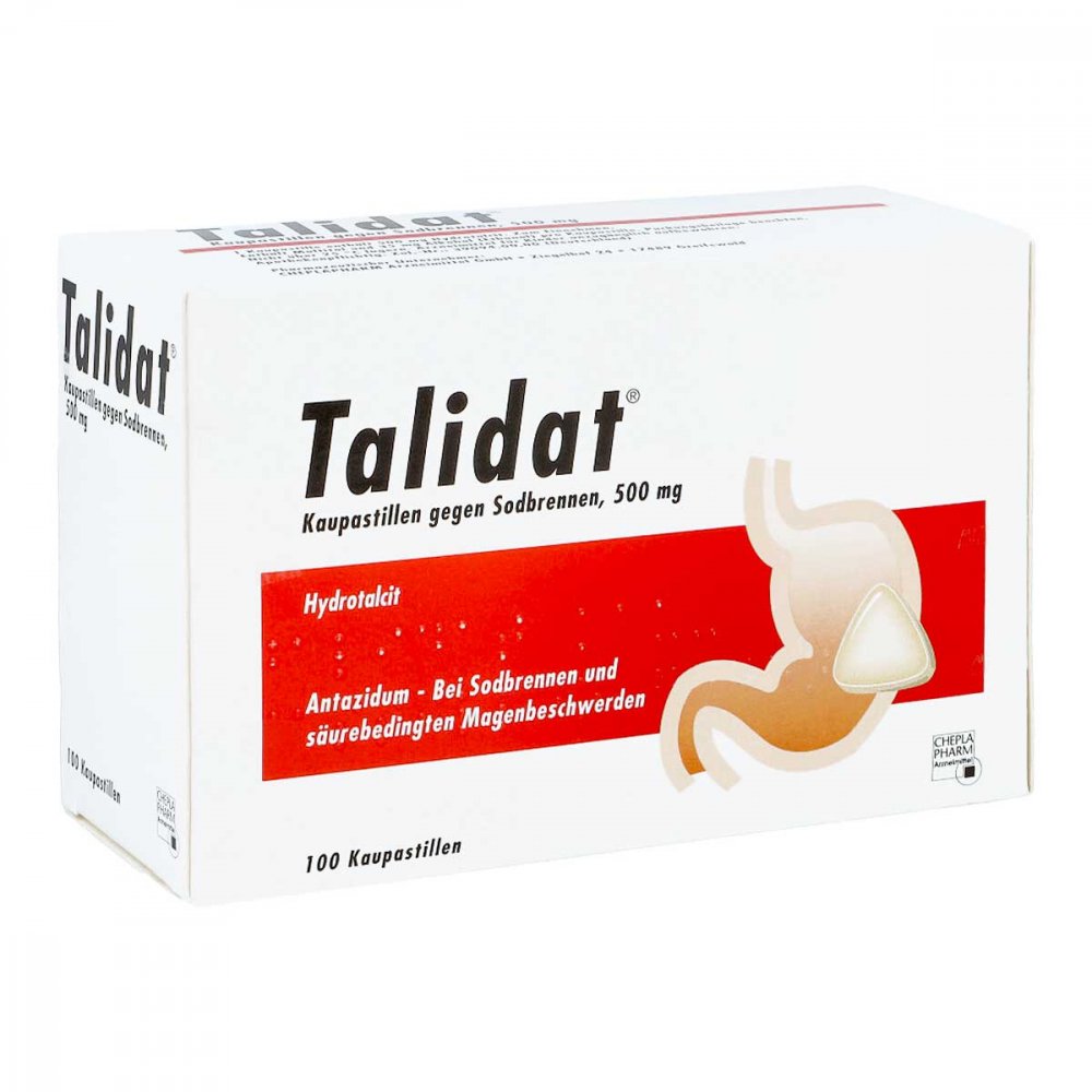 CHEPLAPHARM Arzneimittel GmbH Talidat Kaupastillen gegen Sodbrennen 07270547