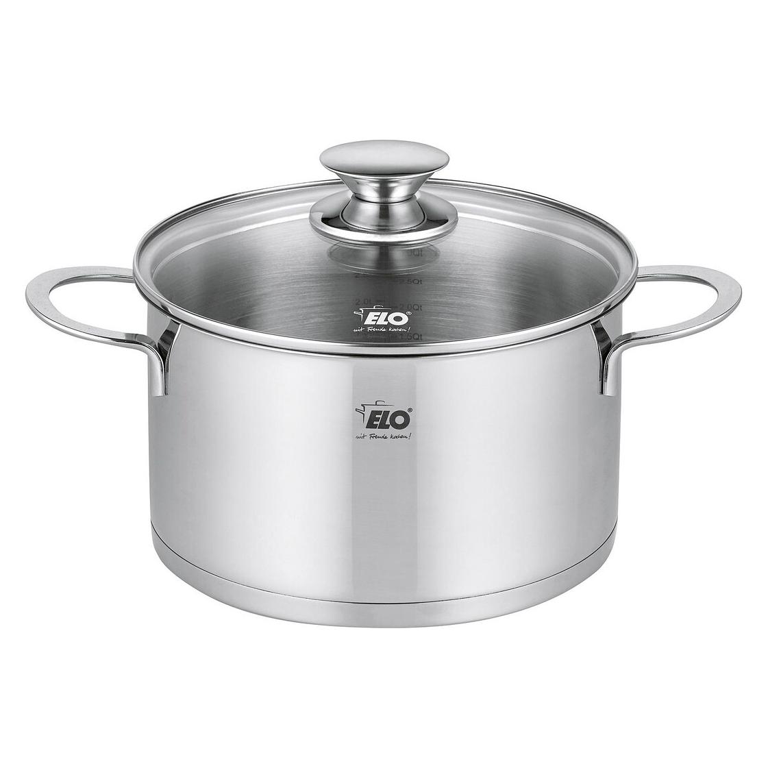 ELO Bratentopf Galant 20cm ES (Bräter + Schmortopf, Kochtopf, Edelstahl, 20 x 15.70 cm) (22496070)