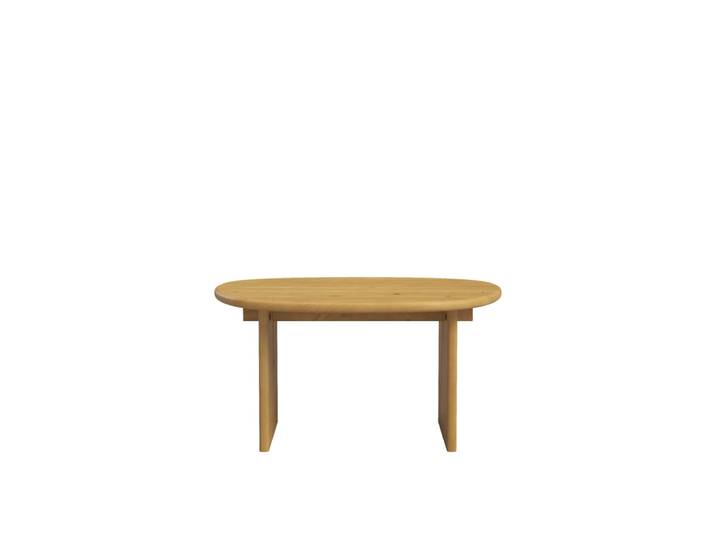 Table basse en sapin marron clair 70 cm
