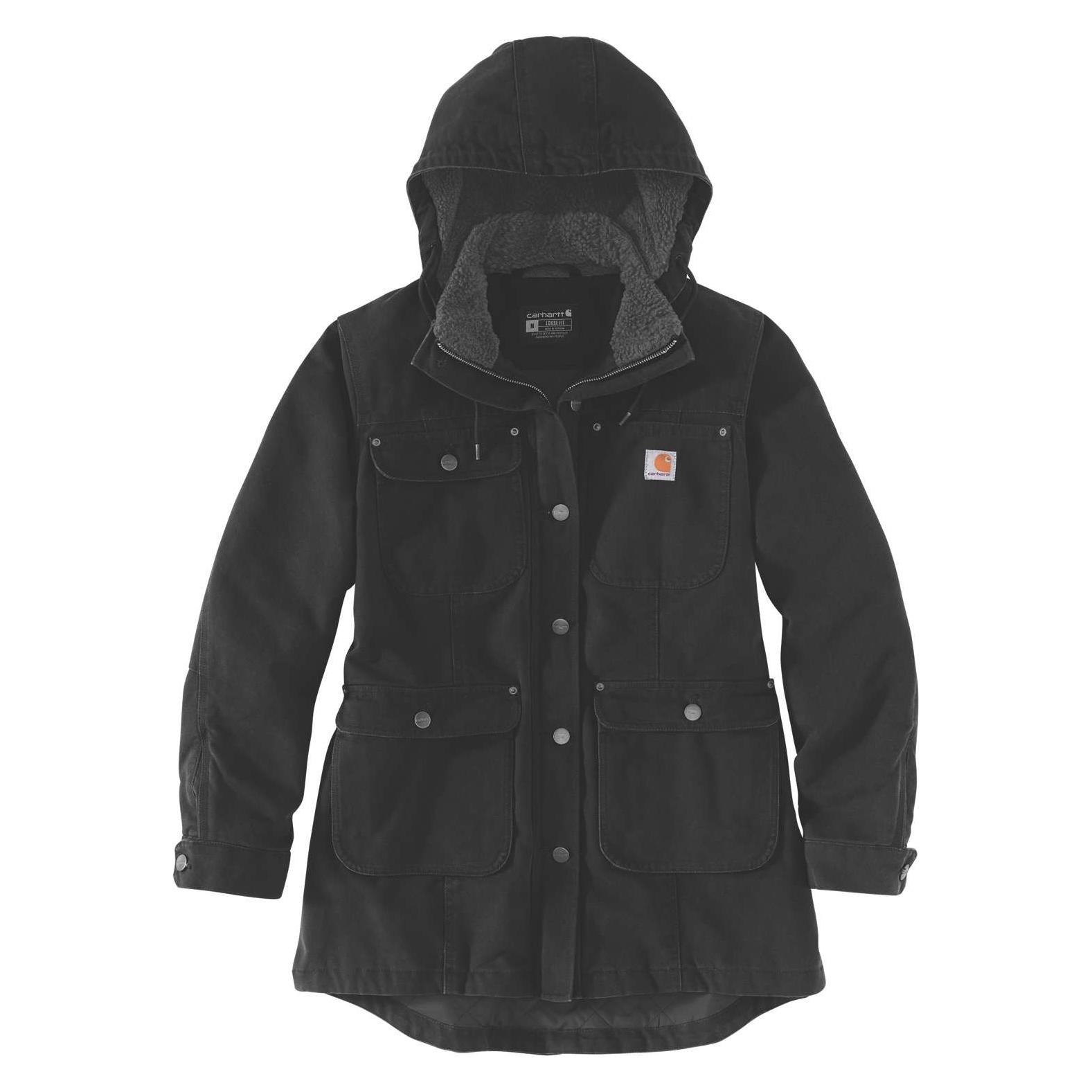 Carhartt Płaszcz Weathered Duck Black (M) (.105512.BLK.S005)