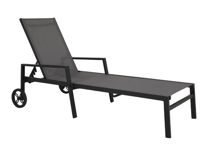 2er Set Brafab Leone Gartenliege Aluminium/Textilene klappbar