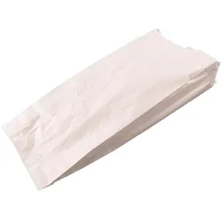 1000 Bäckerfaltenbeutel RecyclingMix Papier weiß 12+5x28cm